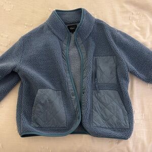 Rails Lorna High Pile Blue Fleece Jacket
